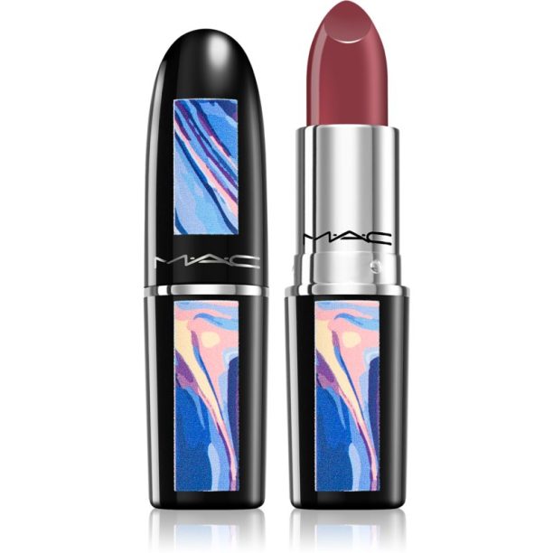 MAC Cosmetics  Bronzing Collection Lustreglass Sheer-Shine Lipstick бляскаво червило цвят Beam There