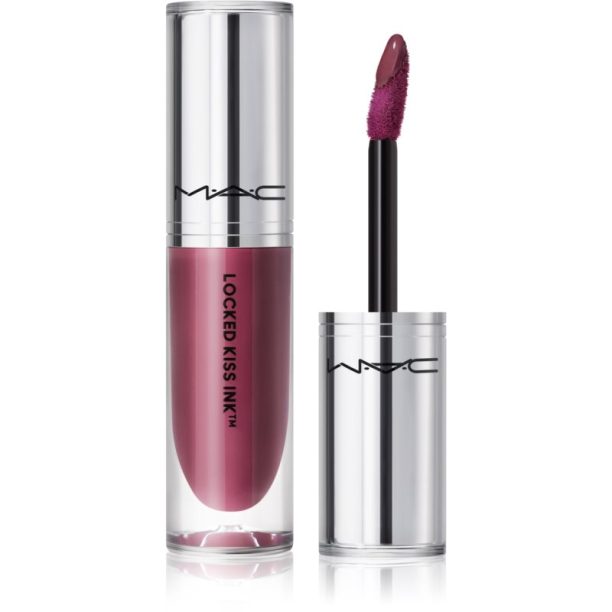 MAC Cosmetics Locked Kiss Ink 24HR Lipcolour дълготрайно матово течно червило цвят Opulence 4 мл.