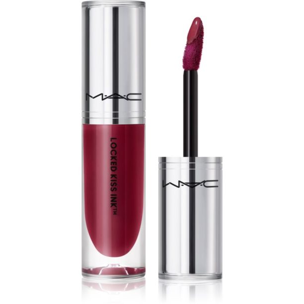 MAC Cosmetics Locked Kiss Ink 24HR Lipcolour дълготрайно матово течно червило цвят Vixen 4 мл.