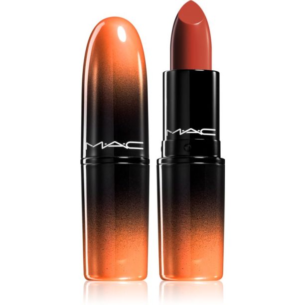 MAC Cosmetics  Love Me Lipstick сатенено червило цвят Hot as Chili 3 гр.