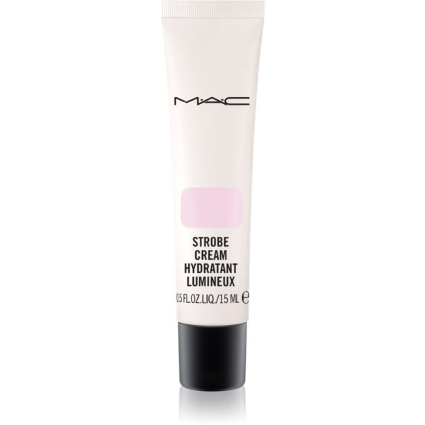 MAC Cosmetics  Mini Strobe Cream хидратиращ крем  за озаряване на лицето цвят Pinklete 15 мл.