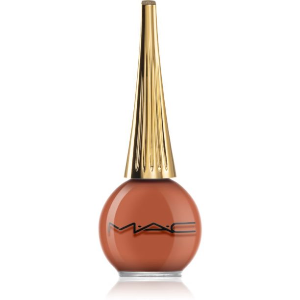 MAC Cosmetics  Nail Lacquer Aute Cuture Starring Rosalía лак за нокти цвят Chocolate Amargo 13 мл.