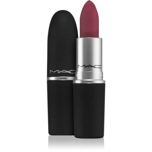 MAC Cosmetics Powder Kiss Lipstick матиращо червило цвят Burning Love 3 гр. на ниска цена