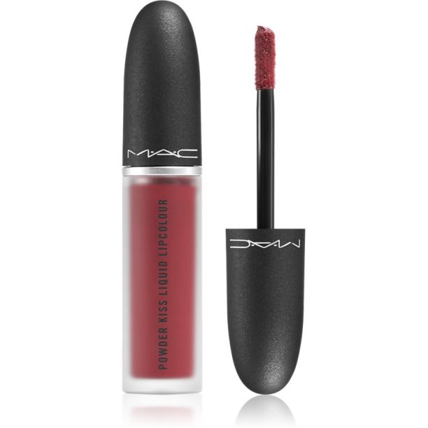 MAC Cosmetics Powder Kiss Liquid Lipcolour матиращо течно червило цвят Fashion Emergency 5 мл. на ниска цена