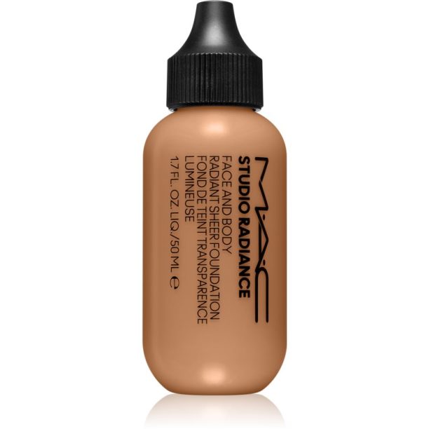 MAC Cosmetics  Studio Radiance Face and Body Radiant Sheer Foundation лек фон дьо тен за лице и тяло цвят C4 50 мл.