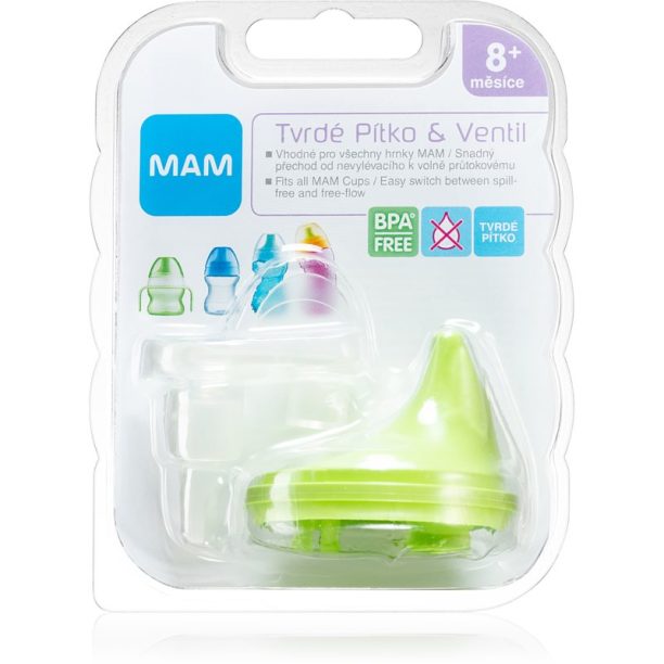 MAM Baby Bottles Hard Bottle Spout комплект 8m+ (за деца )