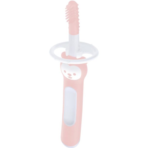 MAM Massaging Brush четка за зъби за деца 3m+ Pink 1 бр.