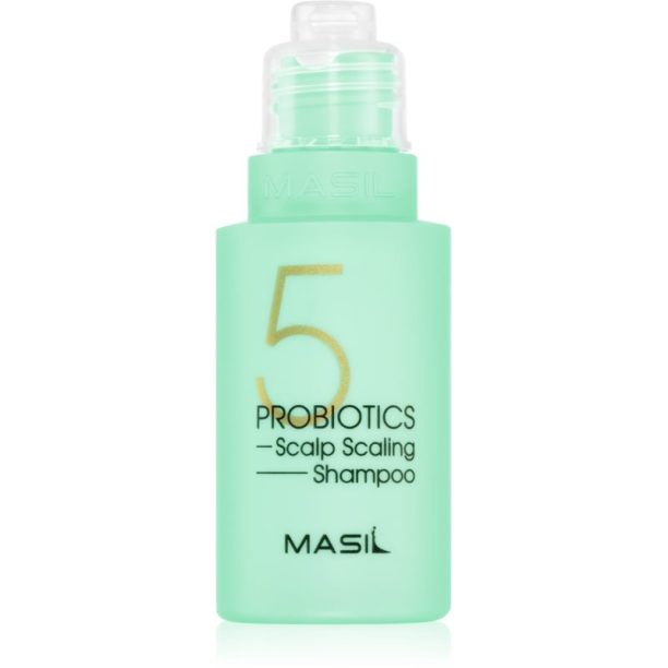 MASIL 5 Probiotics Scalp Scaling дълбоко почистващ шампоан против мазен пърхот 50 мл.