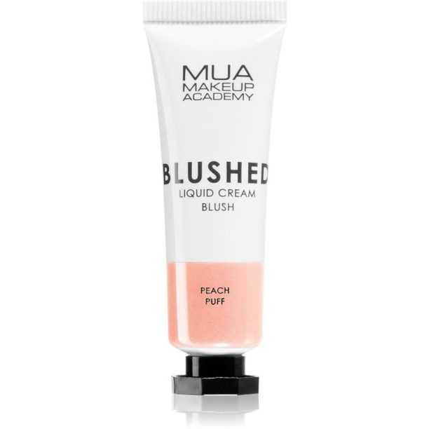 MUA Makeup Academy Blushed Liquid Blusher течен руж цвят Peach Puff 10 мл. на ниска цена