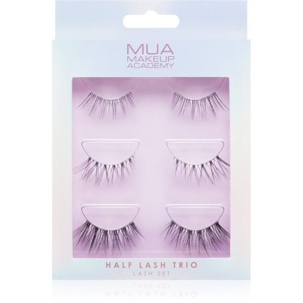 MUA Makeup Academy Half Lash Trio изкуствени мигли 3x2 бр. на ниска цена