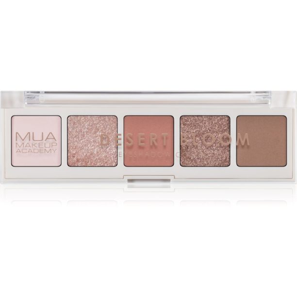 MUA Makeup Academy Professional 5 Shade Palette палитра сенки за очи цвят Desert Bloom 3