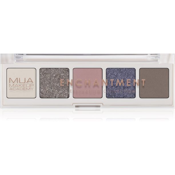 MUA Makeup Academy Professional 5 Shade Palette палитра сенки за очи цвят Enchantment 3