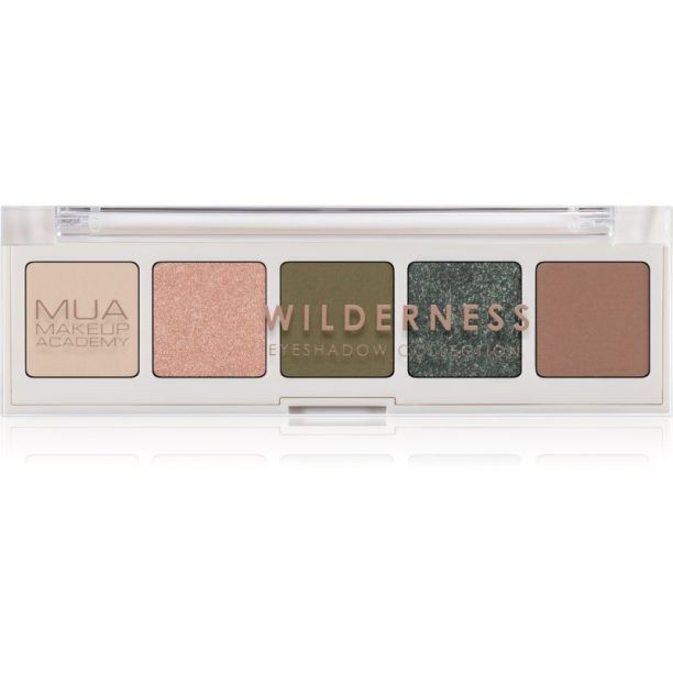 MUA Makeup Academy Professional 5 Shade Palette палитра сенки за очи цвят Wilderness 3