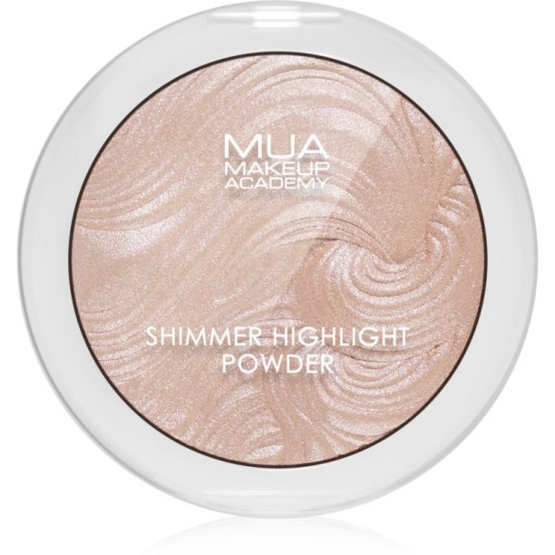 MUA Makeup Academy Shimmer компактна озаряваща пудра цвят Pink Shimmer 8 гр. на ниска цена