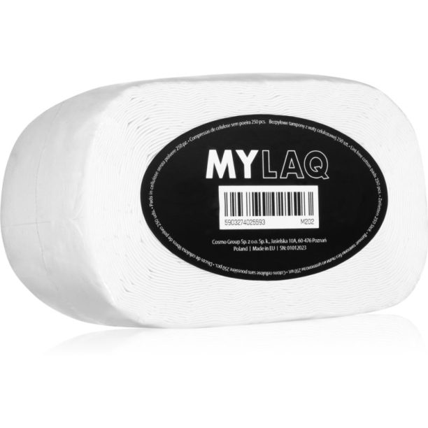 MYLAQ Cotton Pads памучни подложки 250 бр.