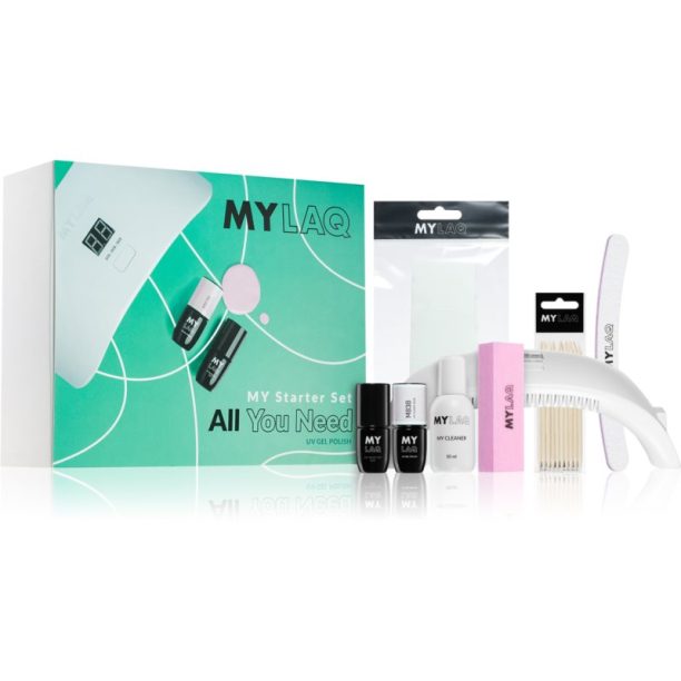 MYLAQ Starter Set All You Need комплект за перфектен маникюр