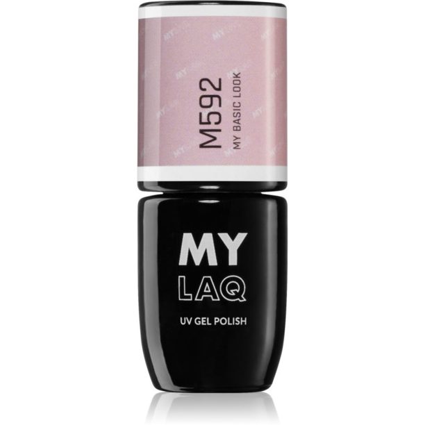 MYLAQ UV Gel Polish гел лак за нокти цвят My Basic Look 5 мл. на ниска цена