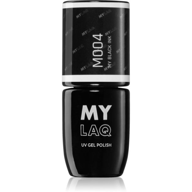 MYLAQ UV Gel Polish гел лак за нокти цвят My Black Ink 5 мл. на ниска цена