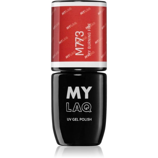 MYLAQ UV Gel Polish гел лак за нокти цвят My Burning Fire 5 мл. на ниска цена