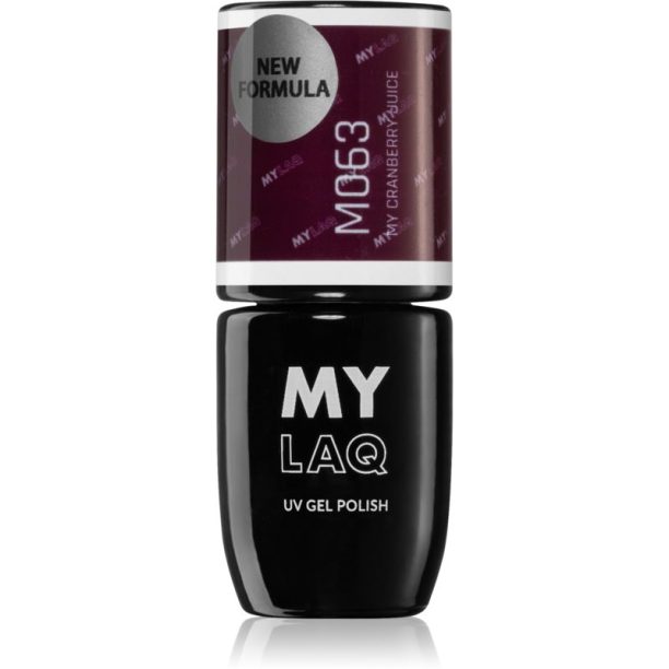 MYLAQ UV Gel Polish гел лак за нокти цвят My Cranberry Juice 5 мл. на ниска цена