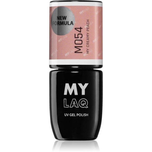 MYLAQ UV Gel Polish гел лак за нокти цвят My Creamy Peach 5 мл. на ниска цена