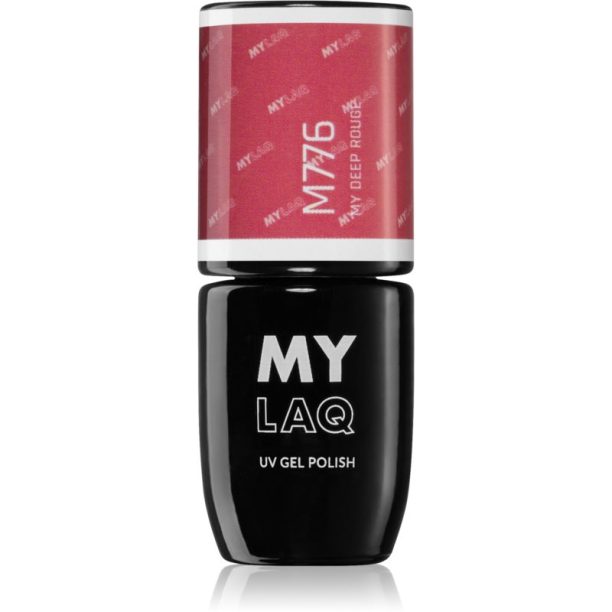 MYLAQ UV Gel Polish гел лак за нокти цвят My Deep Rouge 5 мл. на ниска цена