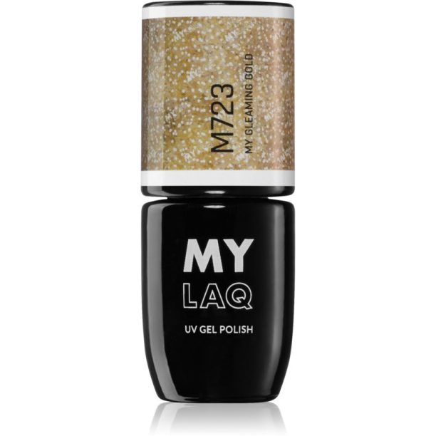 MYLAQ UV Gel Polish гел лак за нокти цвят My Gleaming Gold 5 мл. на ниска цена