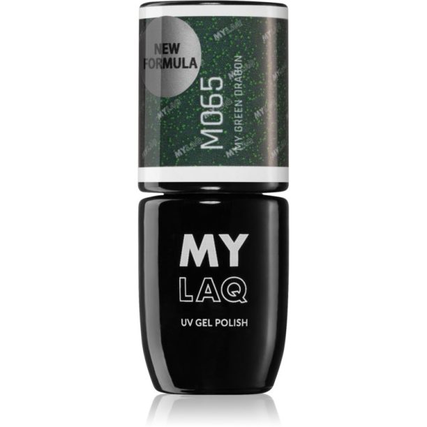 MYLAQ UV Gel Polish гел лак за нокти цвят My Green Dragon 5 мл. на ниска цена