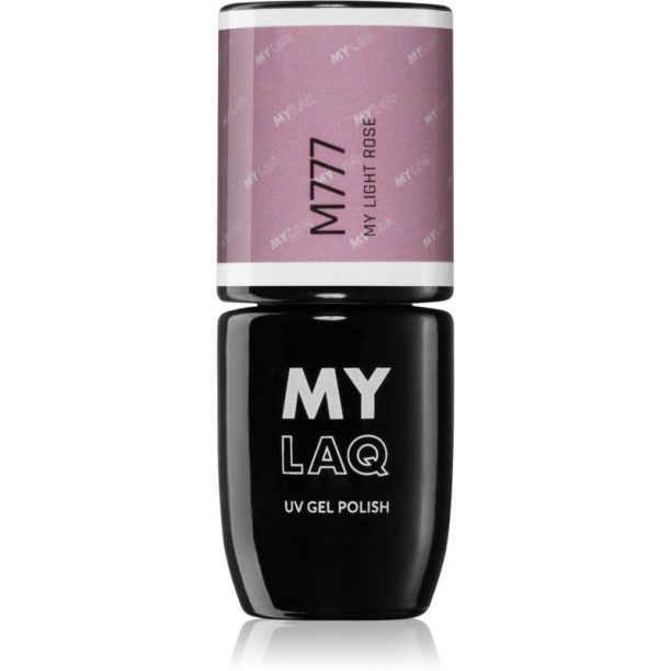 MYLAQ UV Gel Polish гел лак за нокти цвят My Light Rose 5 мл. на ниска цена