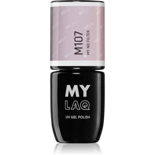 MYLAQ UV Gel Polish гел лак за нокти цвят My No Filter 5 мл. на ниска цена