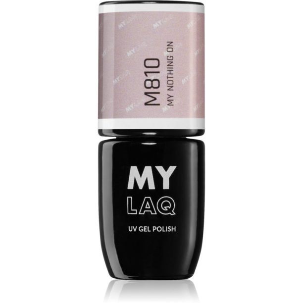 MYLAQ UV Gel Polish гел лак за нокти цвят My Nothing On 5 мл. на ниска цена