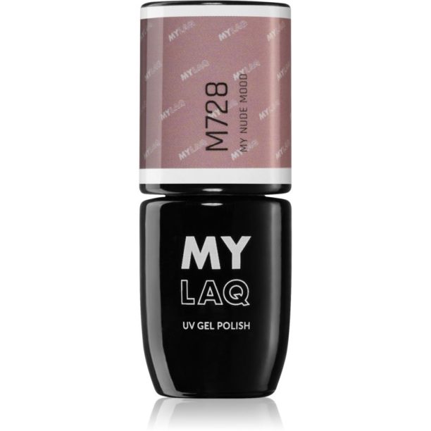 MYLAQ UV Gel Polish гел лак за нокти цвят My Nude Mood 5 мл. на ниска цена