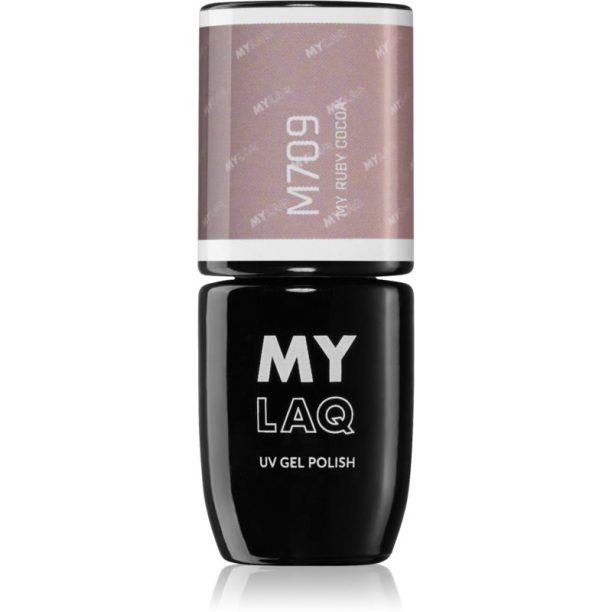 MYLAQ UV Gel Polish гел лак за нокти цвят My Ruby Cocoa 5 мл. на ниска цена