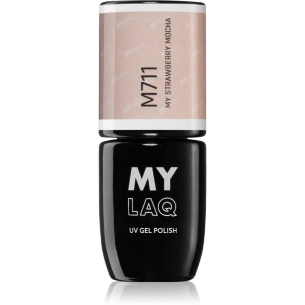 MYLAQ UV Gel Polish гел лак за нокти цвят My Strawberry Mocha 5 мл. на ниска цена