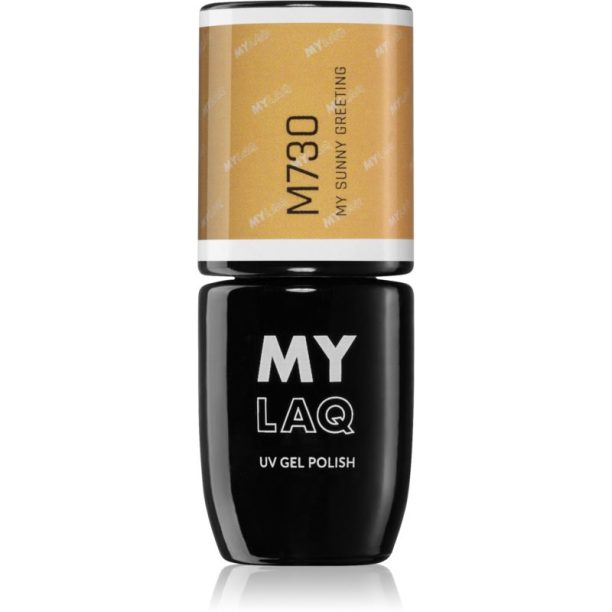 MYLAQ UV Gel Polish гел лак за нокти цвят My Sunny Greeting 5 мл. на ниска цена