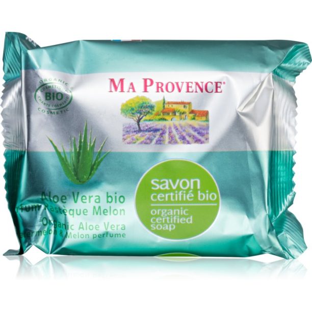 Ma Provence Aloe Vera & Watermelon естествен твърд сапун с алое вера 75 гр.