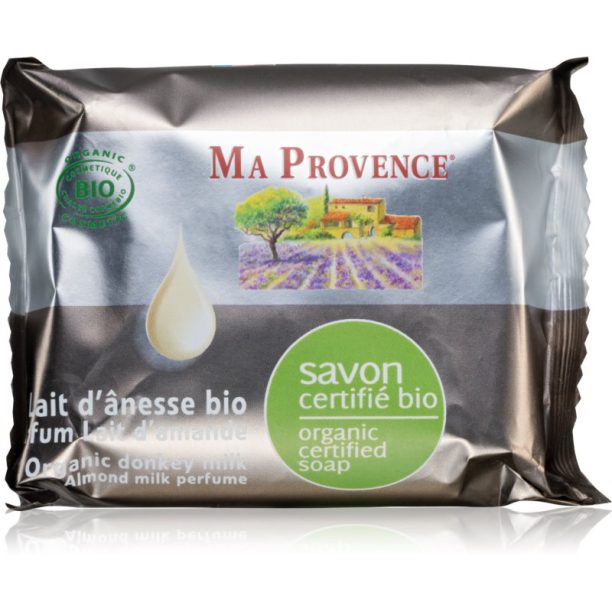 Ma Provence Donkey Milk & Almond Milk естествен твърд сапун 75 гр.