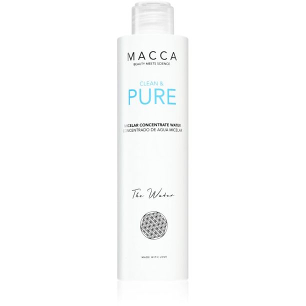 Macca Clean & Pure мицеларна вода за всички типове кожа на лицето 200 мл.