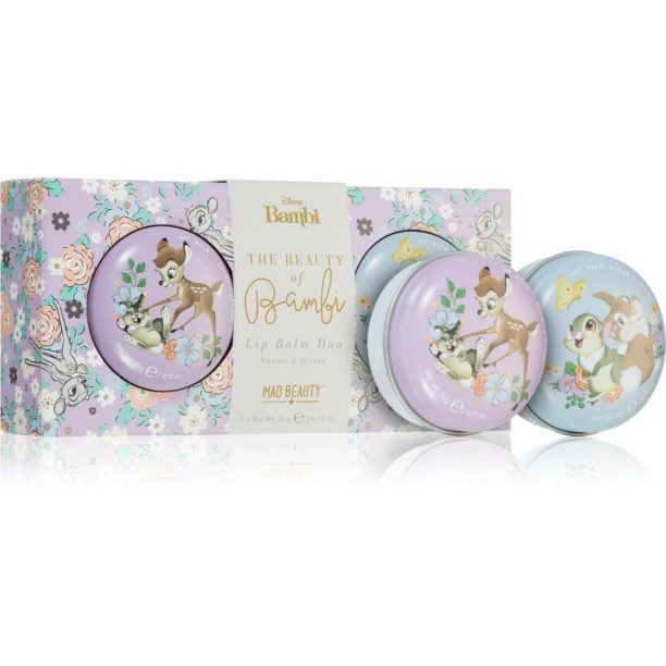 Mad Beauty Disney Bambi Thumper балсам за устни дуо 2x20 гр.