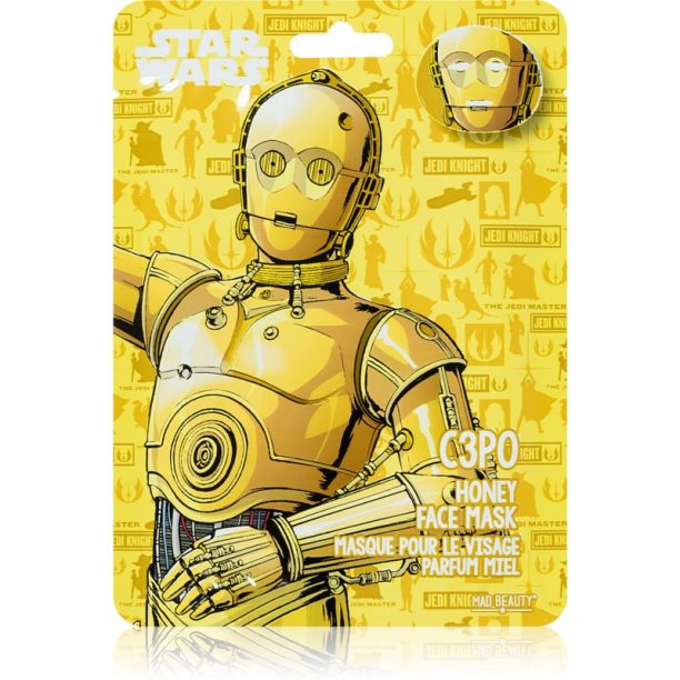 Mad Beauty Star Wars C3PO хидратираща платнена маска с мед 25 мл.