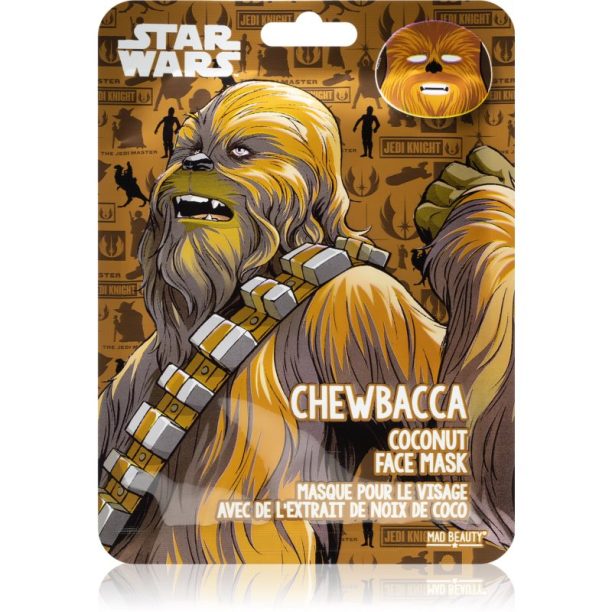 Mad Beauty Star Wars Chewbacca хидратираща платнена маска с кокосово масло 25 мл.