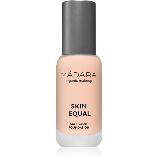 Mádara SKIN EQUAL FOUNDATION озаряващ фон дьо тен за естествен вид SPF 15 цвят #30 Rose Ivory 30 мл.