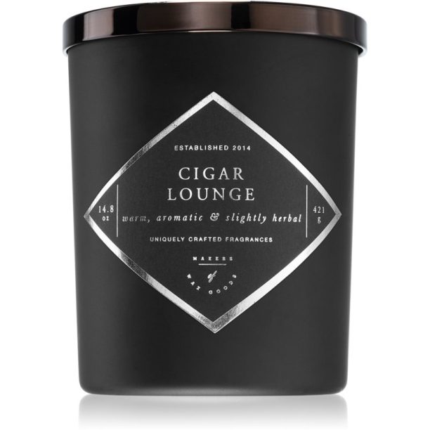 Makers of Wax Goods Cigar Lounge ароматна свещ 421 гр.