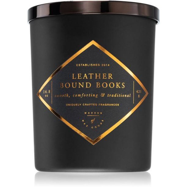 Makers of Wax Goods Leather Bound Books ароматна свещ 421 гр.