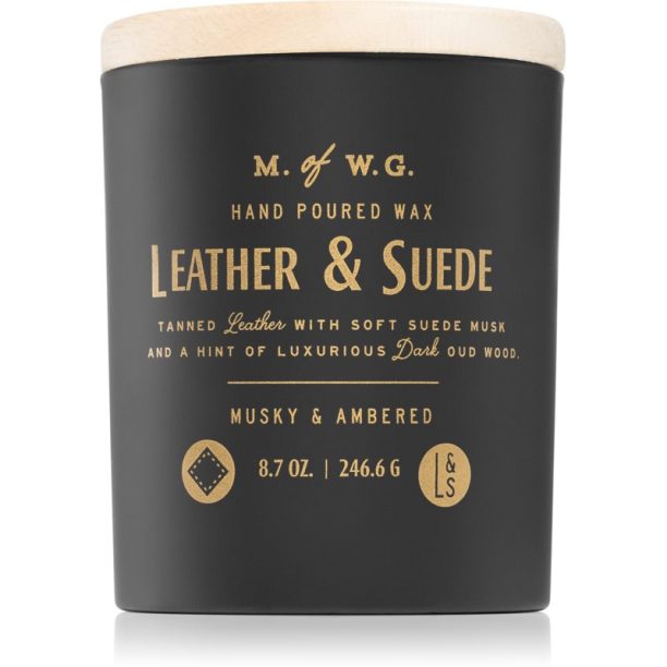 Makers of Wax Goods Leather & Suede ароматна свещ 246