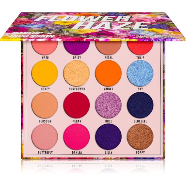 Makeup Obsession Flower Haze палитра сенки за очи 20 гр.