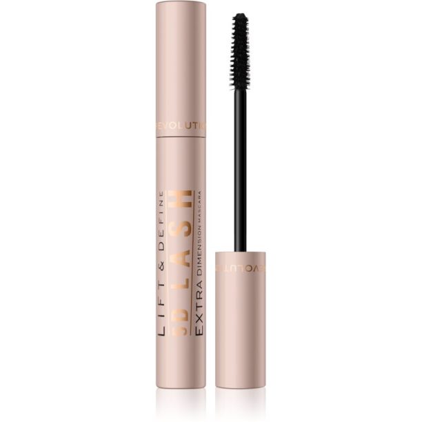 Makeup Revolution 5D Lash Extra спирала за дълги и обемни мигли цвят Jet Black 14 мл.