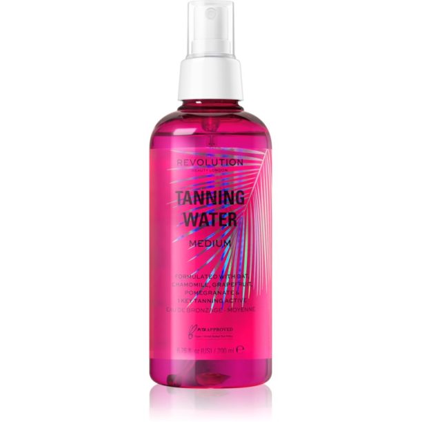 Makeup Revolution Beauty Tanning Water автобронзираща вода цвят Medium 200 мл.