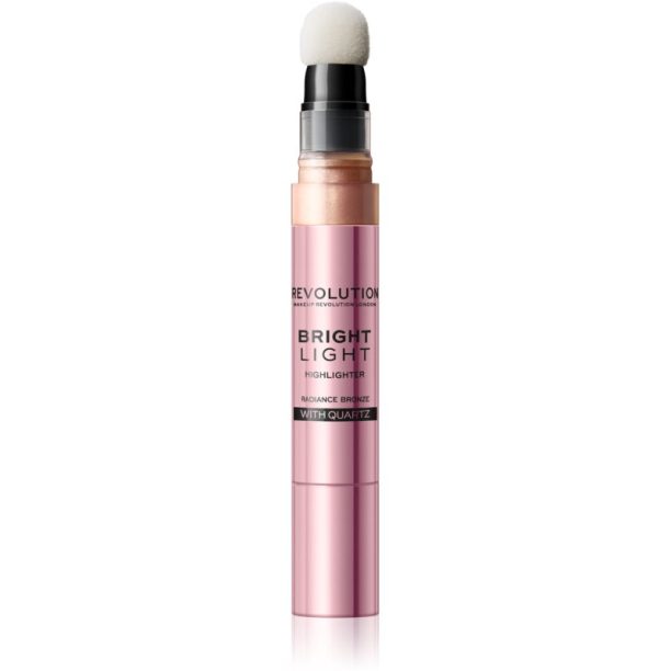 Makeup Revolution Bright Light кремообразен озарител цвят Radiance Bronze 3 мл. на ниска цена