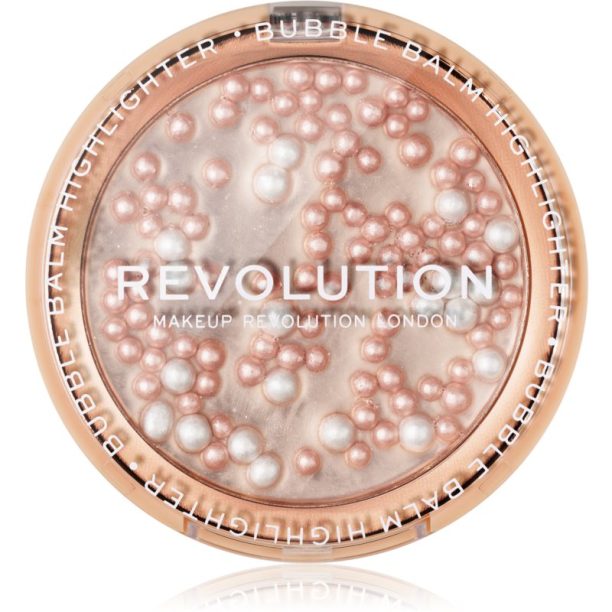 Makeup Revolution Bubble Balm гелов озарител цвят Icy Rose 4